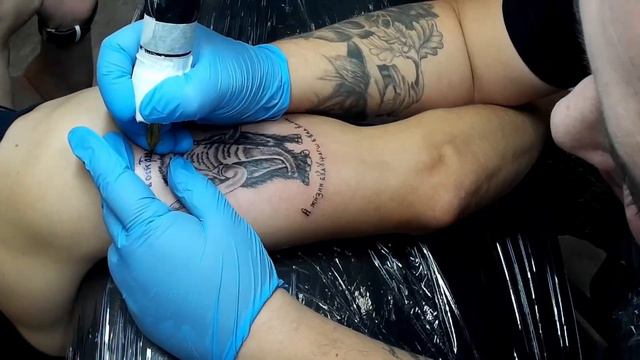 Делаем мамонта. | Тату Воронеж смотреть онлайн