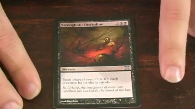 Stronghold Discipline Black Card in Magic the Gathering смотреть онлайн