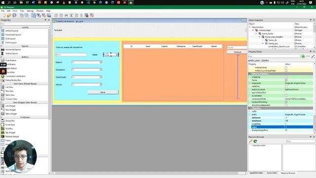 QT Designer: Exercício - Projeto Cadastro de animais смотреть онлайн