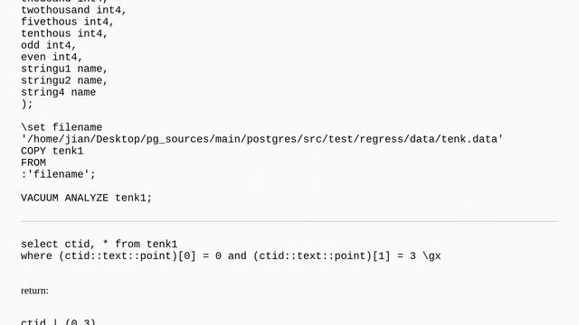 how to understand the whole table tenk1 row size byte by byte смотреть онлайн