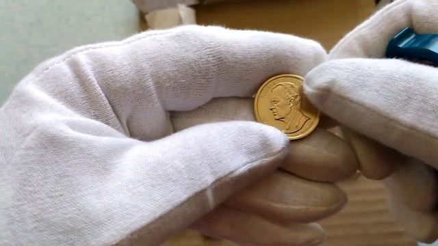 Распаковка монет США Президенты на долларах и даймы смотреть онлайн