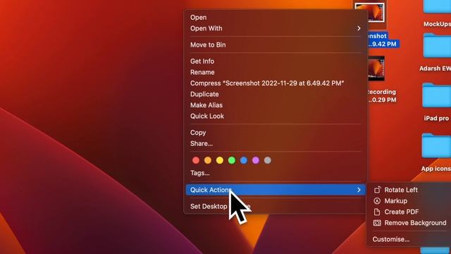How To Customize Quick Actions In MacOS 13 Ventura On Mac