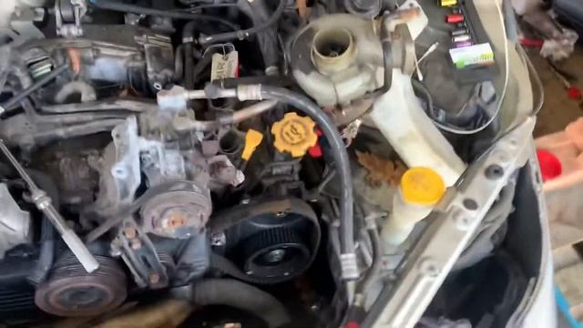 Subaru oil feed screen removal! The east way! Got the vvt смотреть онлайн