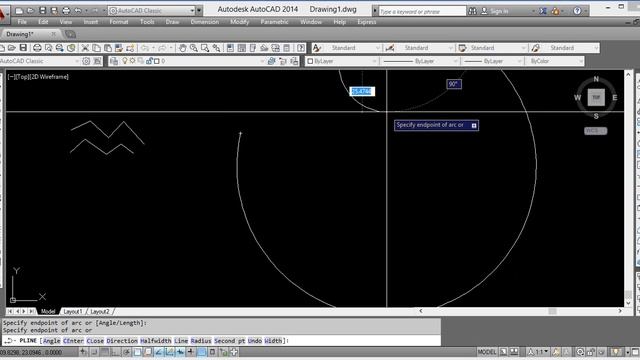 មេរៀន AutoCAD Khmer ភាគទី១៨ | Command Polyline or Pline смотреть онлайн