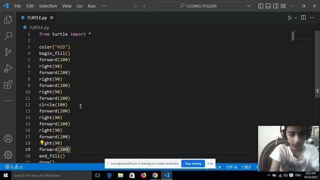 MORE SHAPE FOR TURTLE (07) PYTHON TUTORIAL смотреть онлайн