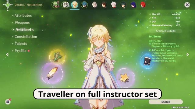 (F2P) Perfect Nahida team for hyperbloom and Spread Reactions !!☠️🤯 смотреть онлайн