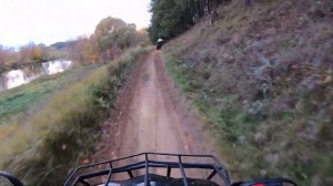 Ушатали два квадрата на вечерней покатушке. BRP, Baltmotors, Stalker Hummer 250