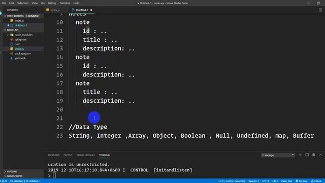 16. NoSQL database structure collections and document |REST API Development with Node.js and Expres смотреть онлайн