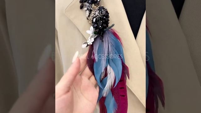 БРОШЬ «АЙРИС» в чёрном цвете смотреть онлайн