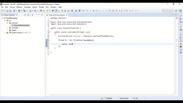 Multithreading in Java : Executor Service смотреть онлайн