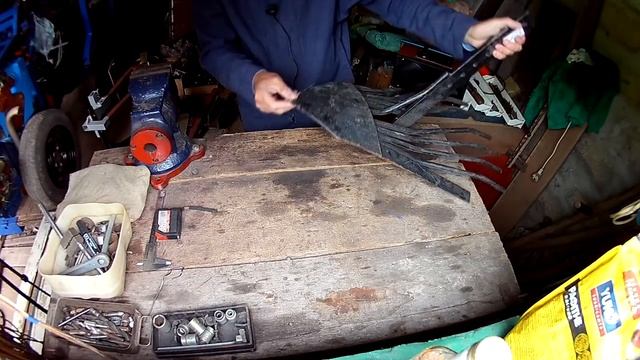 Веерная картофелекопалка для минитрактора, мотоблока. Обзор копалки смотреть онлайн