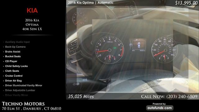 Used 2016 Kia Optima | Techno Motors , Danbury , CT - SOLD смотреть онлайн