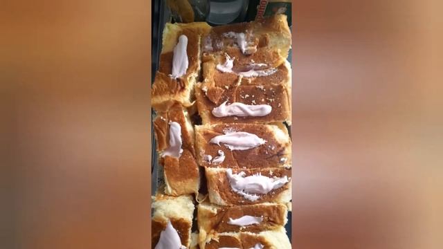 Brioche stuffed french toast topped with maple butter смотреть онлайн