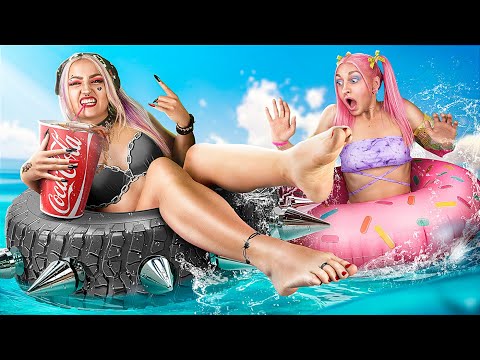 Хорошая сестра VS Плохая сестра _ Летние каникулы.mp4 смотреть онлайн