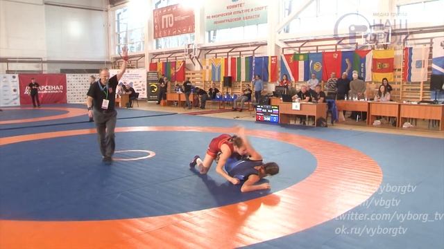 Первенство России по вольной борьбе завершилось в Выборге смотреть онлайн