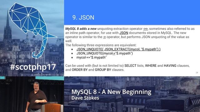 MySQL 8: A New Beginning - Dave Stokes смотреть онлайн