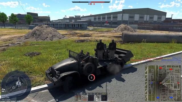 French Fury - CCKW 353 AA Anti-Aircraft Truck Gameplay | War Thunder смотреть онлайн