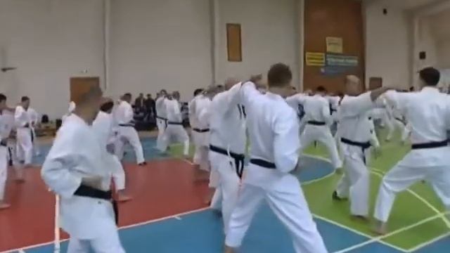 Karate Basics and Kihon Kumite by Mikio Yahara Seminar in Mocow 2009 part 1 YouTube смотреть онлайн