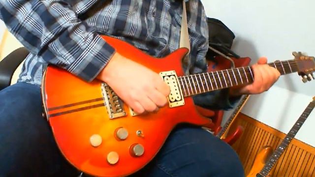 Guitar demo: Washburn Eagle walking by myself (Gary Moore Cover) смотреть онлайн