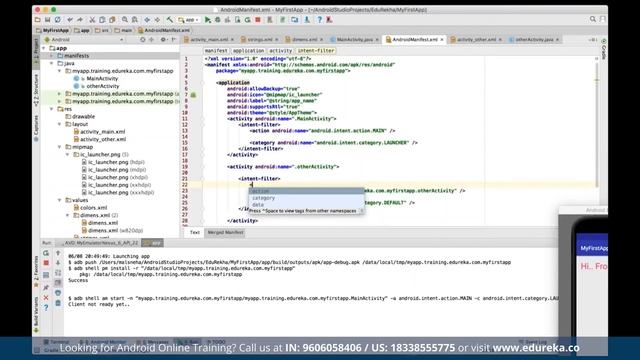 Android Full Course - Learn Android in 9 Hours | Android Development Tutorial for Beginners| Edurek смотреть онлайн