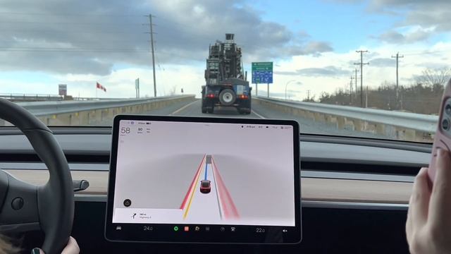 FSD beta 10.11.1 - Enfield, Nova Scotia, Canada ?? смотреть онлайн
