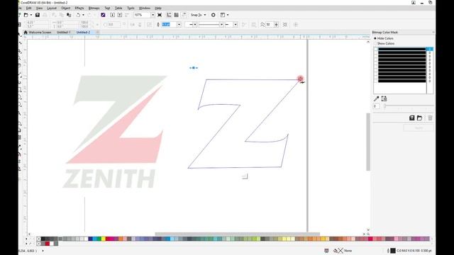 How To Simple Logo Design Zenith Bank2 смотреть онлайн