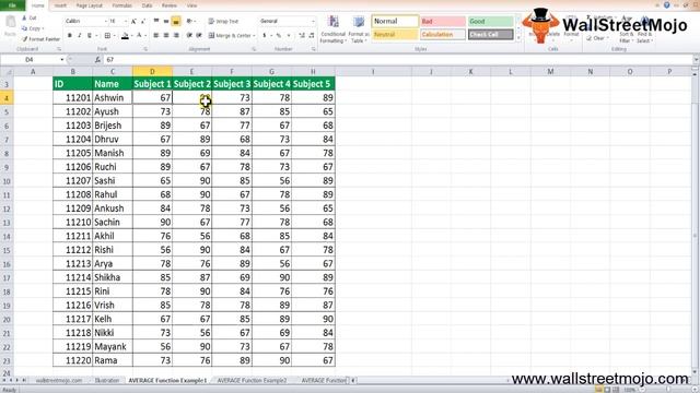AVERAGE Function in Excel (Step by Step Tutorial) | How to Use Average Formula? смотреть онлайн