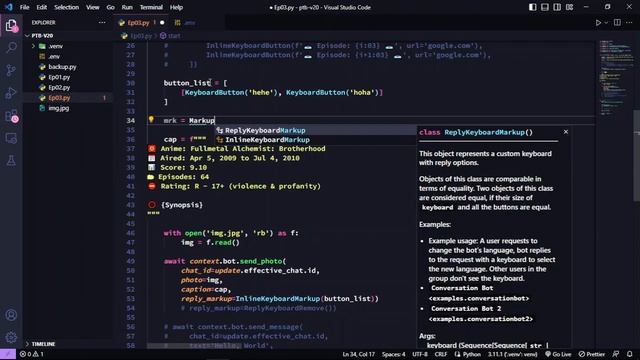 Python-Telegram-Bot v20 ( 2023 ) | #03.1 | نکات جا افتاده смотреть онлайн