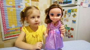 Кукла Оля. Интерактивная кукла. Распаковка