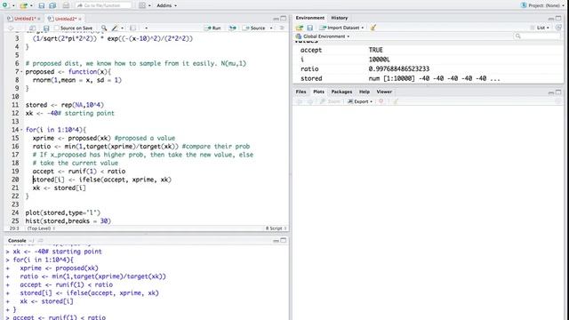 R Tutorial 32: Markov Chain Monte Carlo (MCMC) - Metropolis Algorithm смотреть онлайн