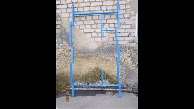 Леса строительные общий вид и составляющие