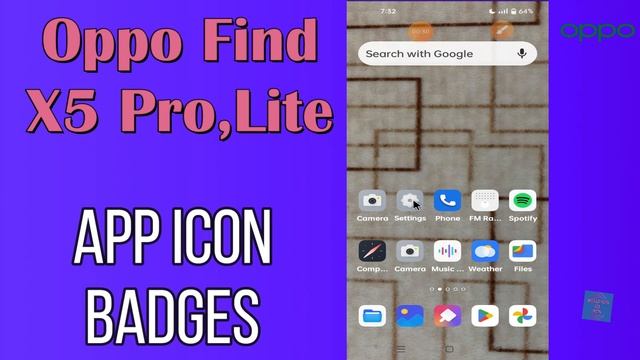 Oppo Find X5 Pro, Lite App Icon Badges || How To Turn On Notification Number Icon смотреть онлайн