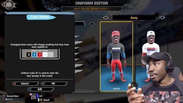 CREATING CUSTOM TEAM, UNIFORMS, LOGO & COLORS! Super Mega Baseball 2 Online Gameplay Ep. 2 смотреть онлайн