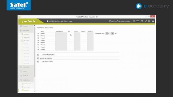 e-Академия SATEL, серия 39: Настройка встроенного модуля GSM/GPRS ПКП PERFECTA