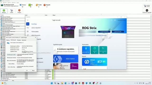 ASUS System Control Interface v3.1.4.0 - Asus ROG Strix G713QM-HX1139T - Windows 11 - MyASUS смотреть онлайн