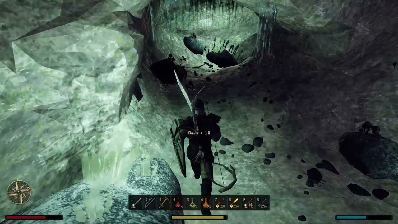 43. Ну здравствуй, Ксардас. Разговор по душам. Убил МЕГА-голема Ксардаса. Gothic 3. Union+ смотреть онлайн