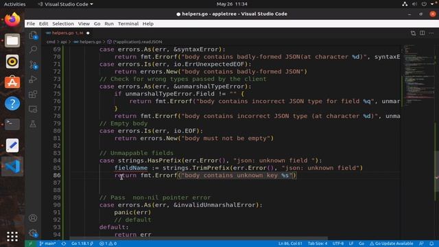 Building APIs with Go - restricting request inputs смотреть онлайн