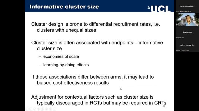 Economic evaluation alongside cluster trial webinar recording смотреть онлайн