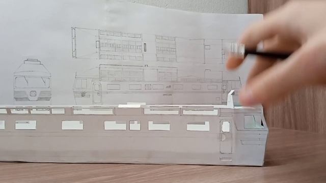 Модель ТЭП70-0004. Часть 1. Пустой кузов. смотреть онлайн