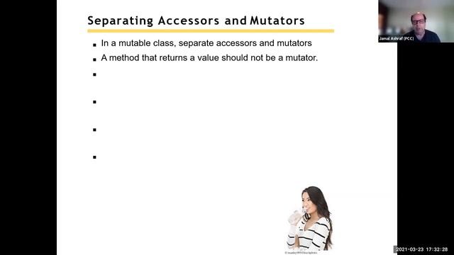 Big Java Chapter 8 Designing Classes Part 4 Separating Accessors and Mutators смотреть онлайн