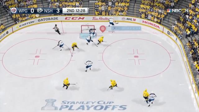 NHL 18 PS4. 2018 STANLEY CUP PLAYOFFS SECOND ROUND GAME 2: WEST JETS VS PREDATORS. 04.29.2018 ! смотреть онлайн