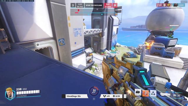 GALE CHAMPION RANK 1 SOLDIER 76 - 35 ELIMS! [ OVERWATCH 2 TOP 500 SEASON 9 ] смотреть онлайн