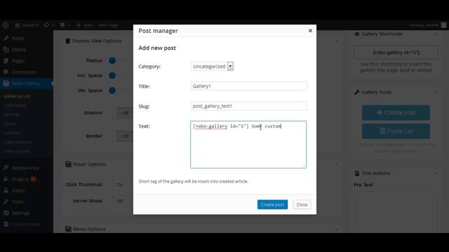 Wordpress Gallery - Gallery Post Generator смотреть онлайн