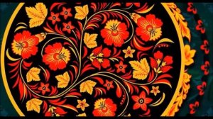 Футаж заставка плясовая, русские узоры