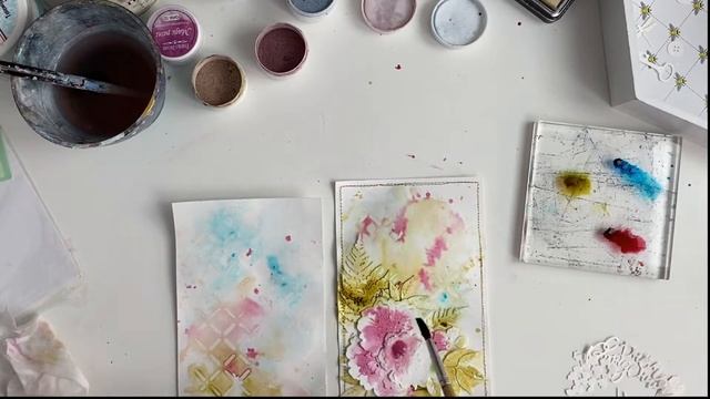 Акварельные открытки для MimiCut. Мастер класс/ Скрапбукинг