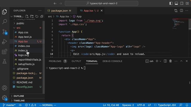 6.2 Add TypeScript to a React project смотреть онлайн