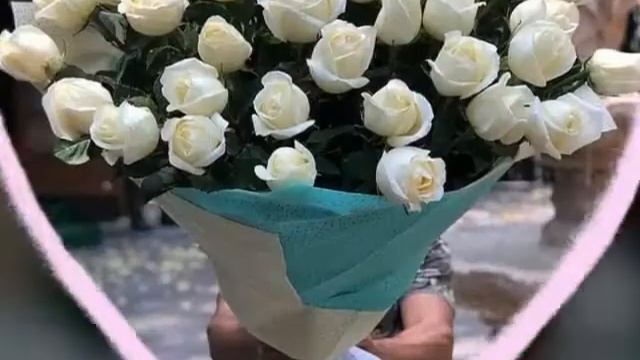 Букет из белых роз!! смотреть онлайн