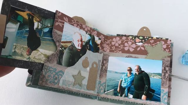 Скрапбукинг. Миниальбом для 40 фото. смотреть онлайн