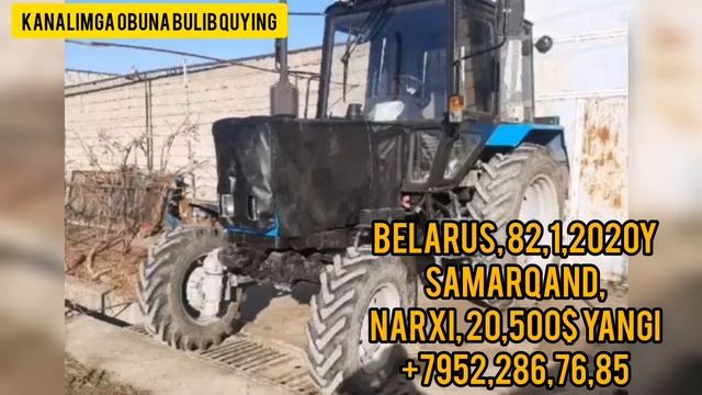 SAMARQAND, ENG SARA ARZON TIRAKTIRLAR,BELARUS, T, 28,MTZ 80 VA BOSHQA TEXNIKALAR? смотреть онлайн