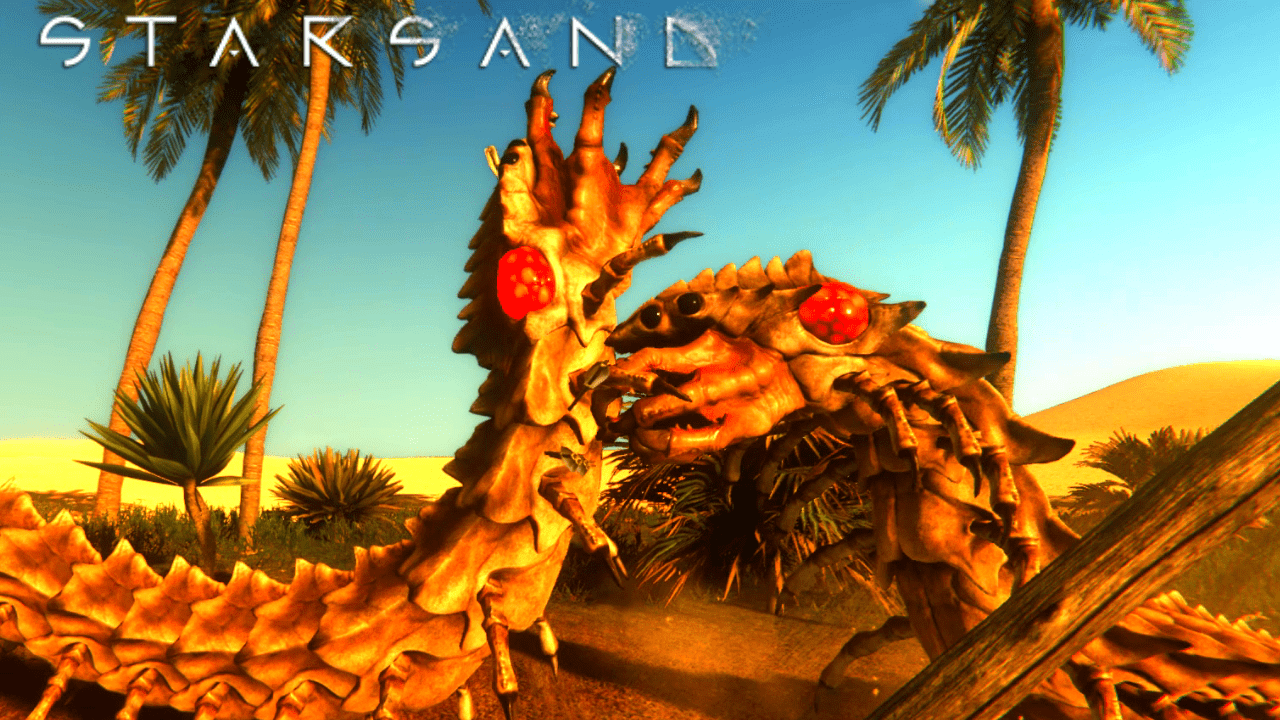 ВЫЖИВАНИЕ В ДИКОЙ ПУСТЫНЕ НА ЧУЖОЙ ПЛАНЕТЕ / Прохождение игры Starsand смотреть онлайн